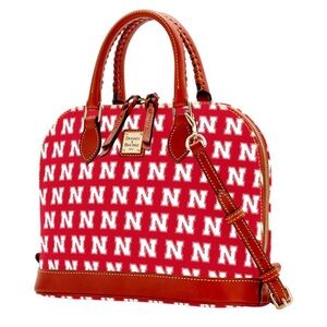 Nebraska Huskers Dooney & Bourke Women's Zip Zip Satchel - Scarlet